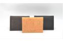 Portefeuille en liège pour homme format livre - 3 teintes (marron, liège naturel et noir)