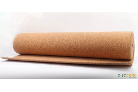 Rouleau de liège standard pour isolation thermique et phonique - Vue 4mm texture